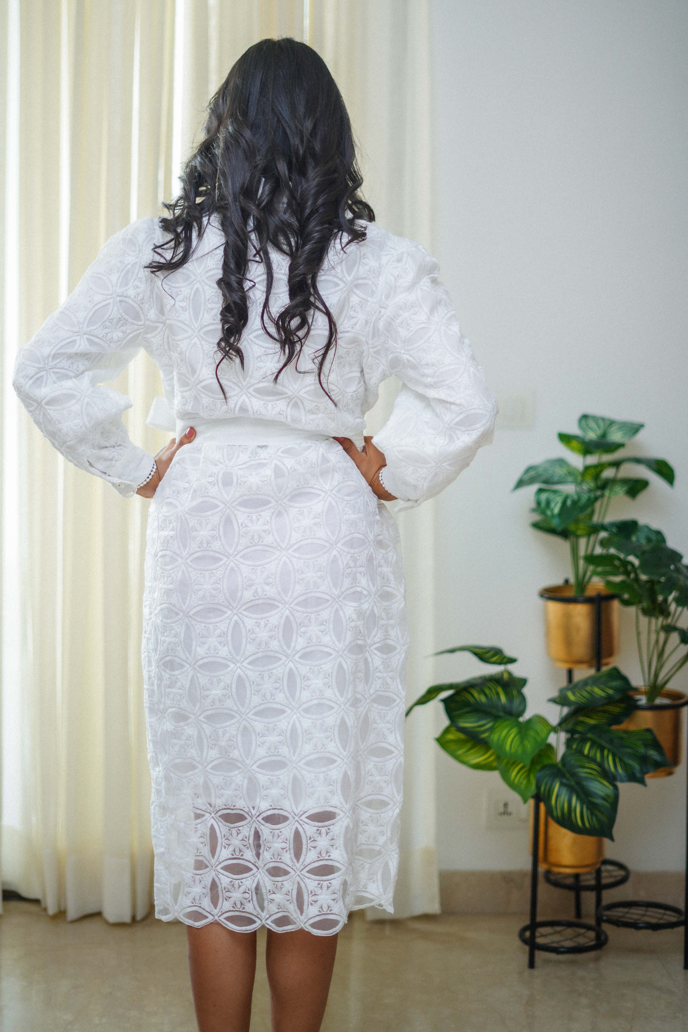 Luminous Lace Dress
