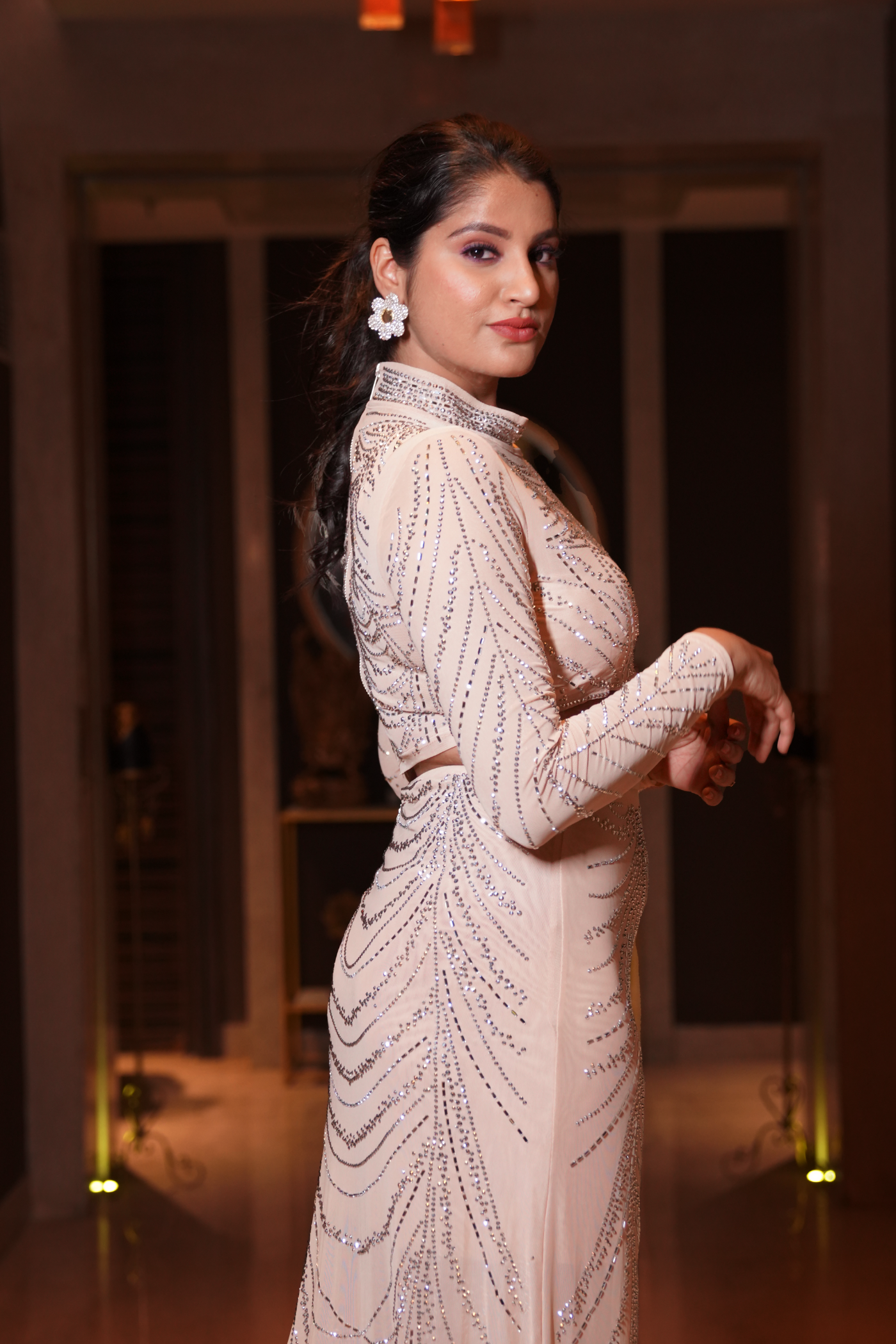 Stardust Beige Co-ord Suit