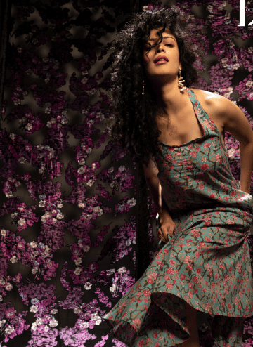 BOHEMIAN FEROZI HALTER NECK DRESS
