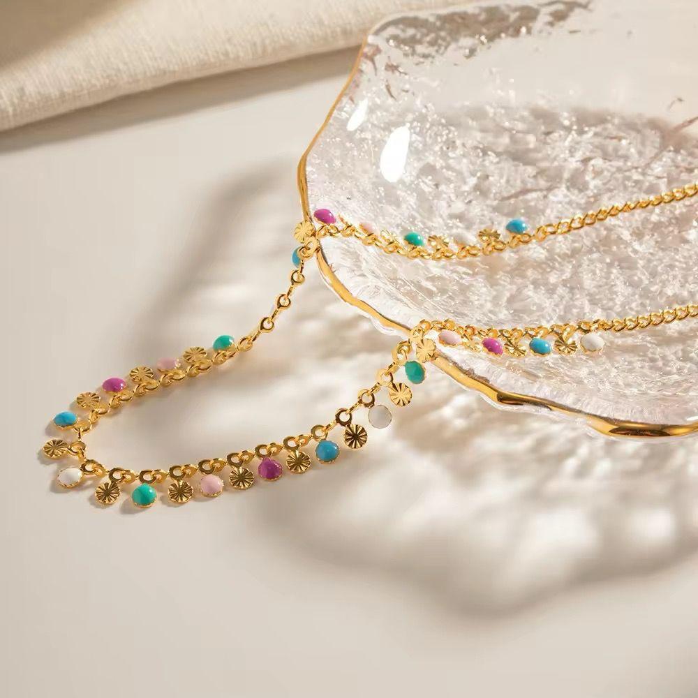 Candy Bead Choker Necklace